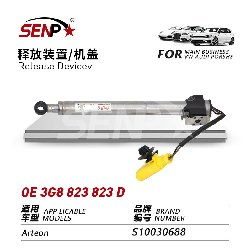 Load image into Gallery viewer, SENP Auto Part 3G8823823D Release Device Bonnet Hinge Crash Actuator Sensor For Vw