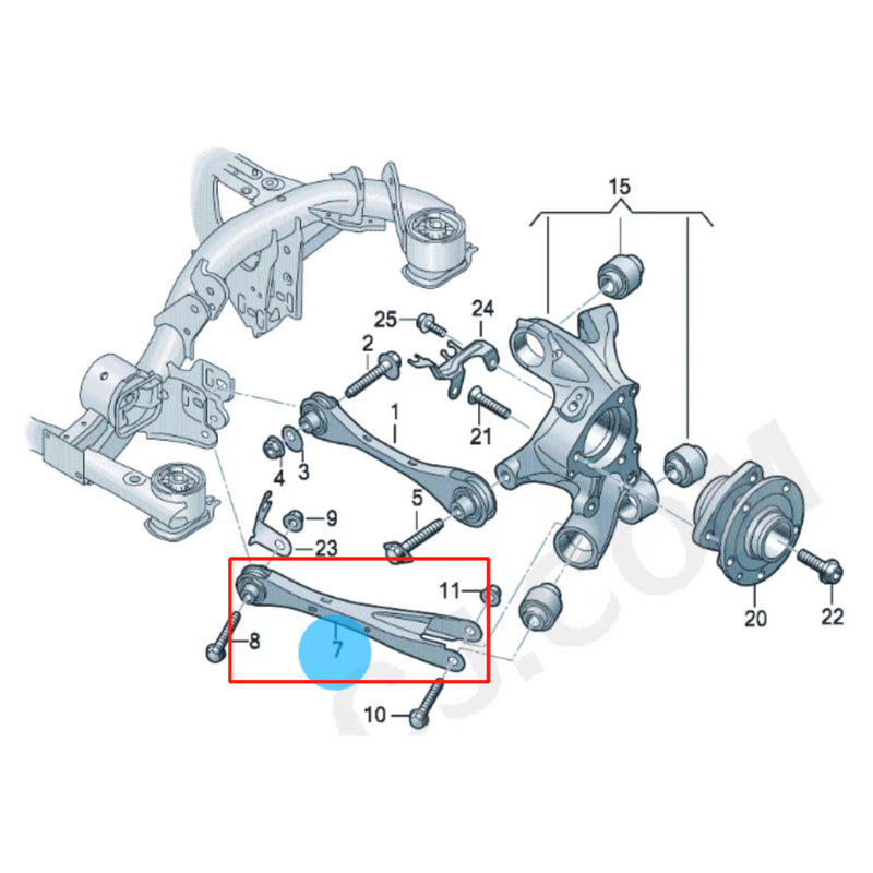 Load image into Gallery viewer, SENP Lower Control Arm 1ED505291 For VW Audi