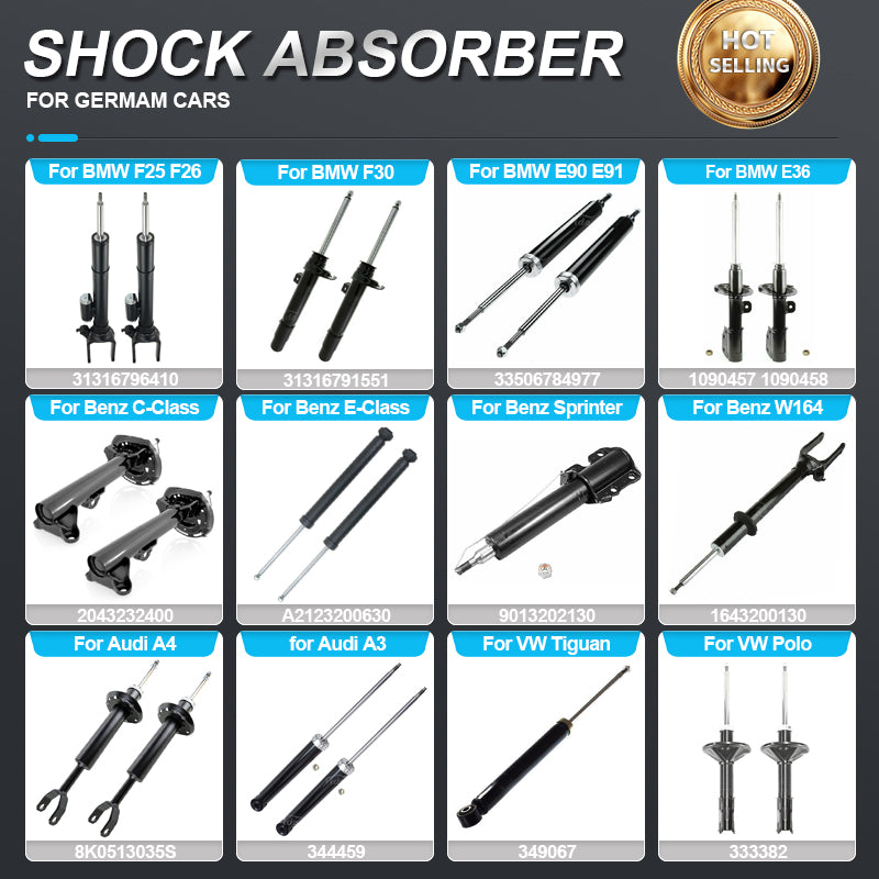 Load image into Gallery viewer, Senp Car Front Rear Shock Absorber for Audi VW Porsche German Car