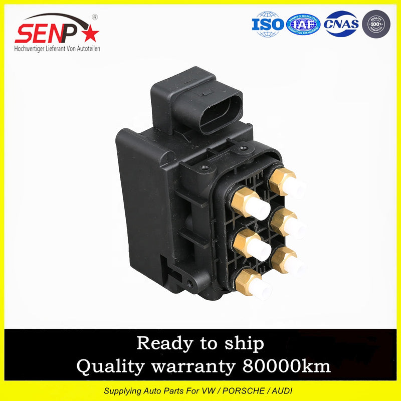 Load image into Gallery viewer, SENP Air Suspension Valve Block 7L0698014 Solenoid For Touareg Porsche Cayenne