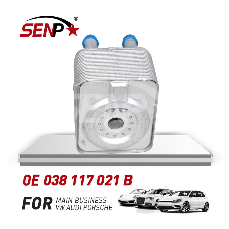 Load image into Gallery viewer, SENP Car spare parts engine Oil cooler 038 117 021 B for Audi A6 Q5 Q7 Vw Polo
