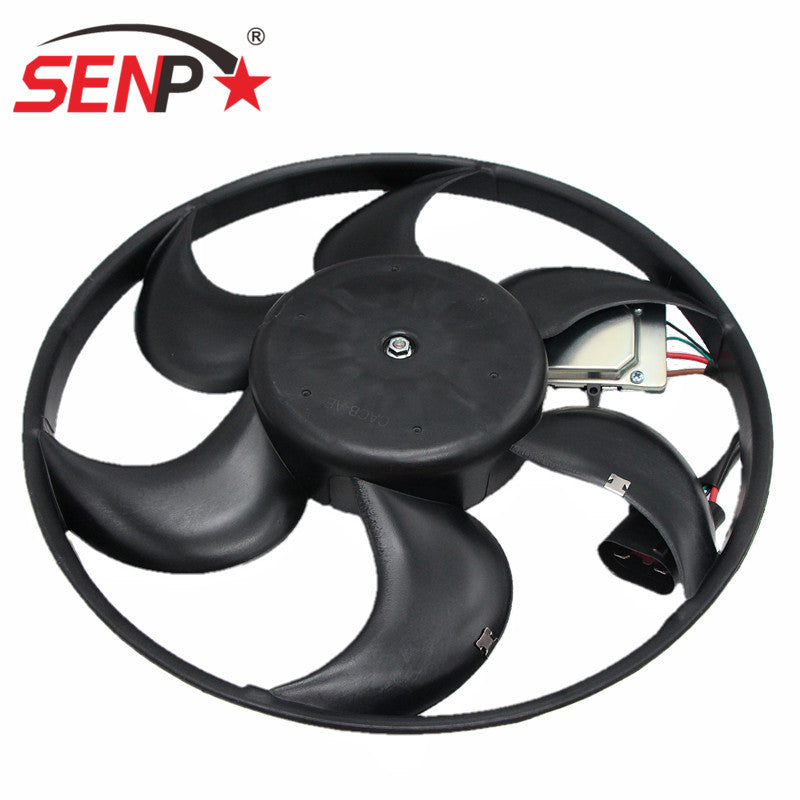 Load image into Gallery viewer, SENP Cooling Fan Radiator Fan With Sensor Fit for Audi 4F0 959 455J Electric Auto Parts