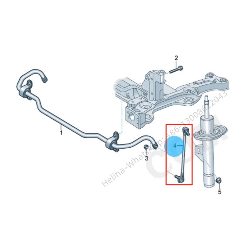 Load image into Gallery viewer, SENP Stabilizer Link 1ED411315 Conn Link For VW ID3 ID4 ID5 ID6 Audi Q4