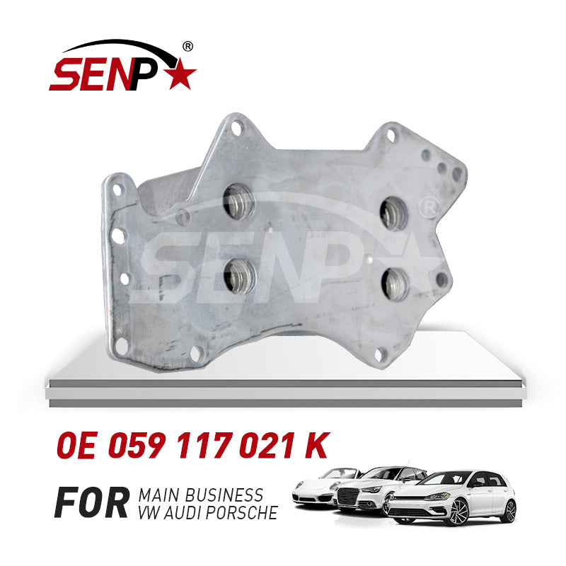 Load image into Gallery viewer, SENP Auto Engine parts Oil Cooler 059117021K for Audi Q5 Q7 Vw A6