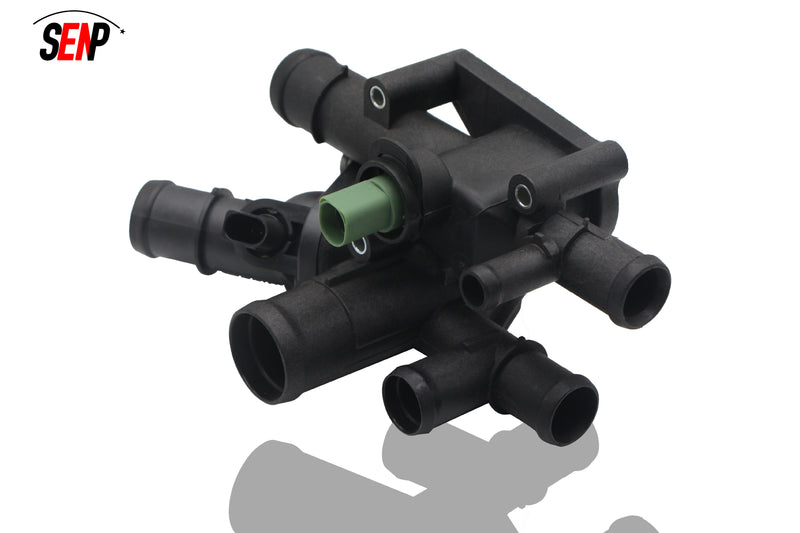 Load image into Gallery viewer, Thermostat Housing For skoda Octavia Seat Leon Toledo Golf Bora OEM 06A 121 111 Water Connector