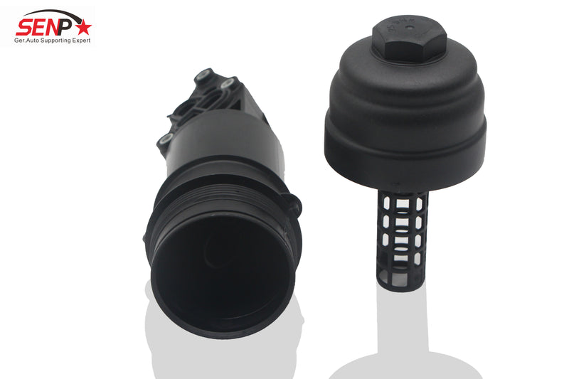Load image into Gallery viewer, SENP Engine Oil Filter Housing For VW  AUDI OEM 06E115405K
