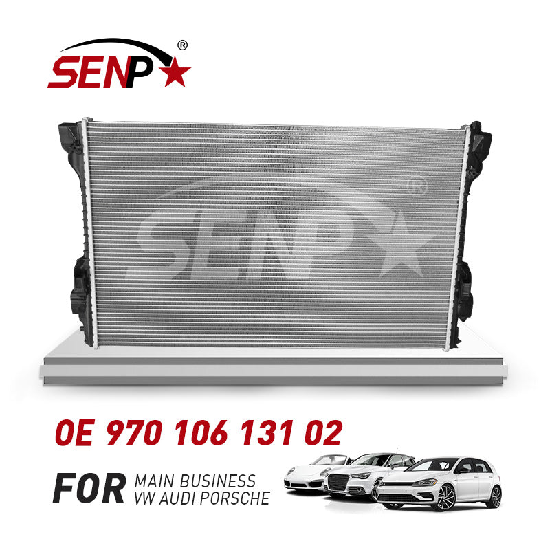 Load image into Gallery viewer, SENP Car radiator parts matching for Porsche Panamera radiator assembly heat exchange syst97010613102
