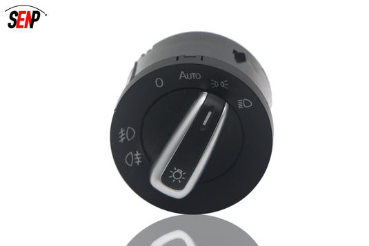 SENP Chrome Headlight Switch For VW OEM 5ND941431B