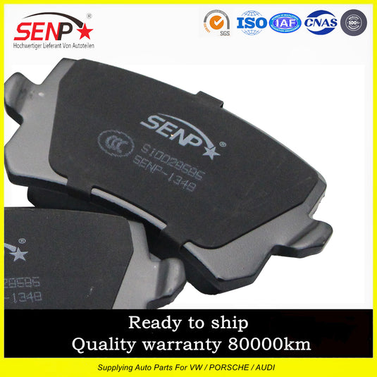 SENP direct price break pad auto brake pads ceramic for AUDI VW BMW BENZ PORSCHE