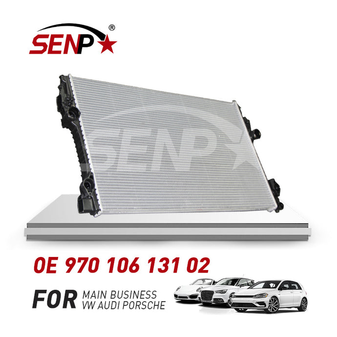 SENP Car radiator parts matching for Porsche Panamera radiator assembly heat exchange syst97010613102