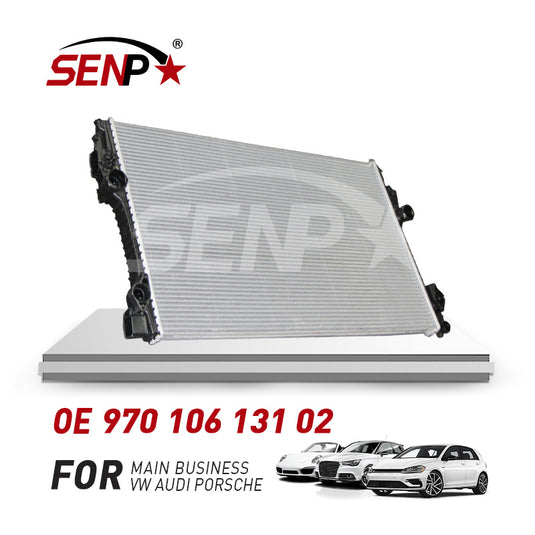 SENP Car radiator parts matching for Porsche Panamera radiator assembly heat exchange syst97010613102