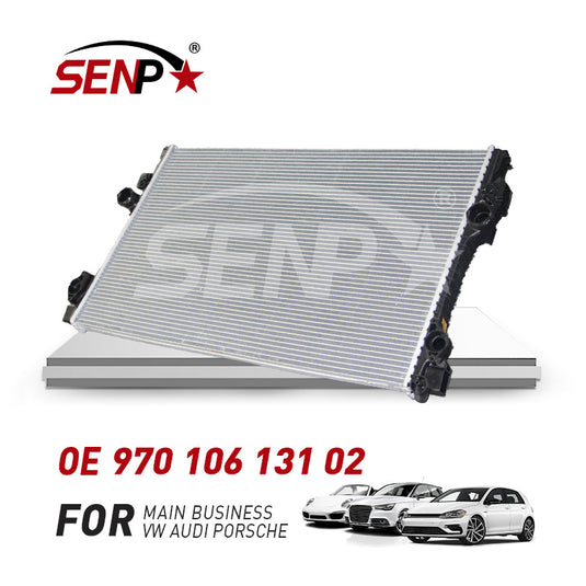 SENP Car radiator parts matching for Porsche Panamera radiator assembly heat exchange syst97010613102