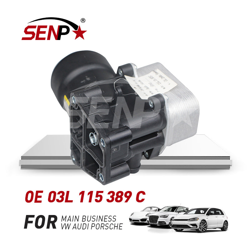 Load image into Gallery viewer, SENP Oil filter housing and cooler for VW Passat 03L 115 389 C
