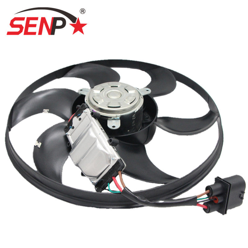 Load image into Gallery viewer, SENP Cooling Fan Radiator Fan With Sensor Fit for Audi 4F0 959 455J Electric Auto Parts
