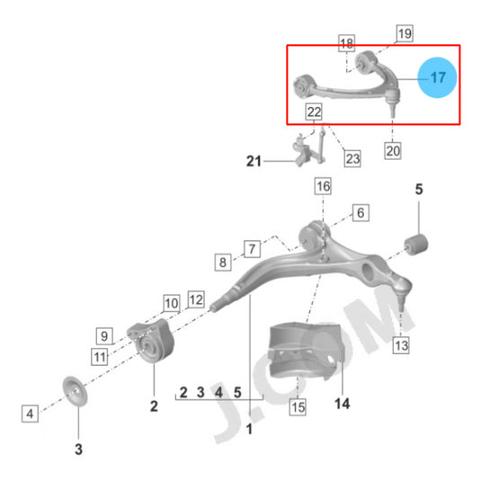 SENP Control Arm Front Upper 971407021E For Porsche Panamera