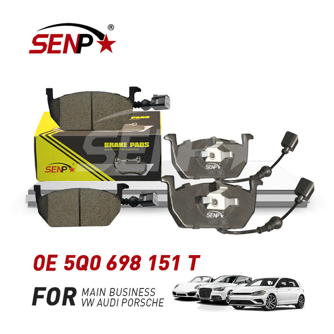 SENP Semi Metallic Ceramic Auto Disc Brake Pad for AUDI VW BMW BENZ PORSCHE