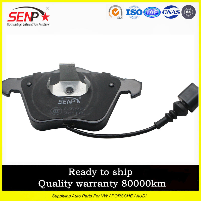 Load image into Gallery viewer, SENP Semi Metallic Ceramic Auto Disc Brake Pad for AUDI VW BMW BENZ PORSCHE
