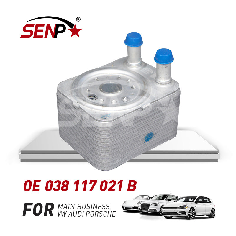 Load image into Gallery viewer, SENP Car spare parts engine Oil cooler 038 117 021 B  for Audi A6 Q5 Q7 Vw Polo
