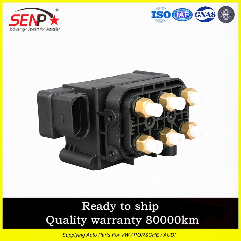 Load image into Gallery viewer, SENP Air Suspension Valve Block 7L0698014 Solenoid For Touareg Porsche Cayenne
