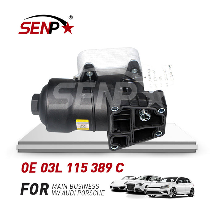 SENP Oil filter housing and cooler for VW Passat 03L 115 389 C