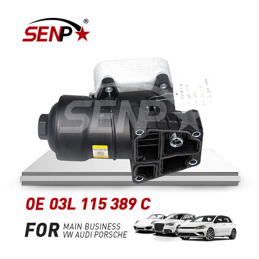 SENP Oil filter housing and cooler for VW Passat 03L 115 389 C