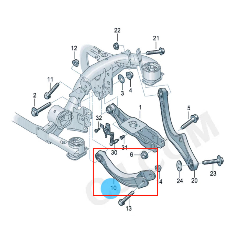 Load image into Gallery viewer, SENP Rear Suspension 1ED505323 Upper Control Arm For VW ID3 ID4 ID5 ID6 Audi Q4
