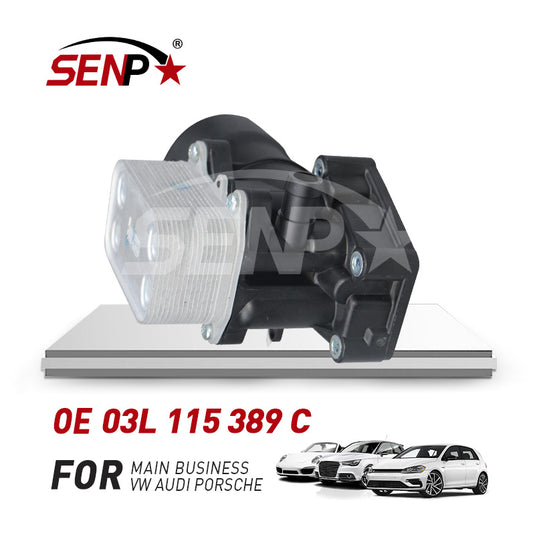 SENP Oil filter housing and cooler for VW Passat 03L 115 389 C