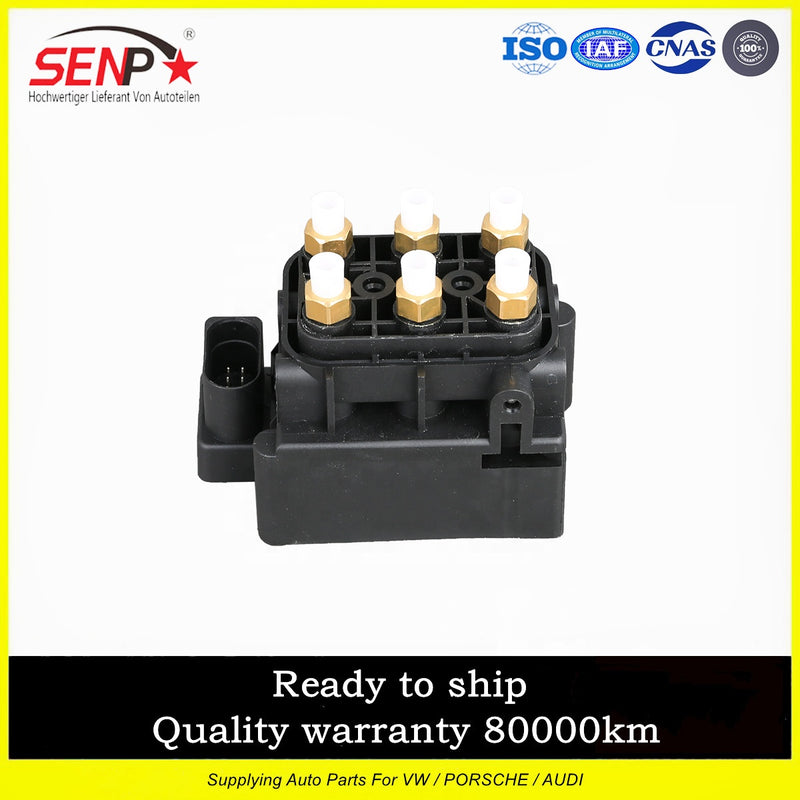 Load image into Gallery viewer, SENP Air Suspension Valve Block 7L0698014 Solenoid For Touareg Porsche Cayenne
