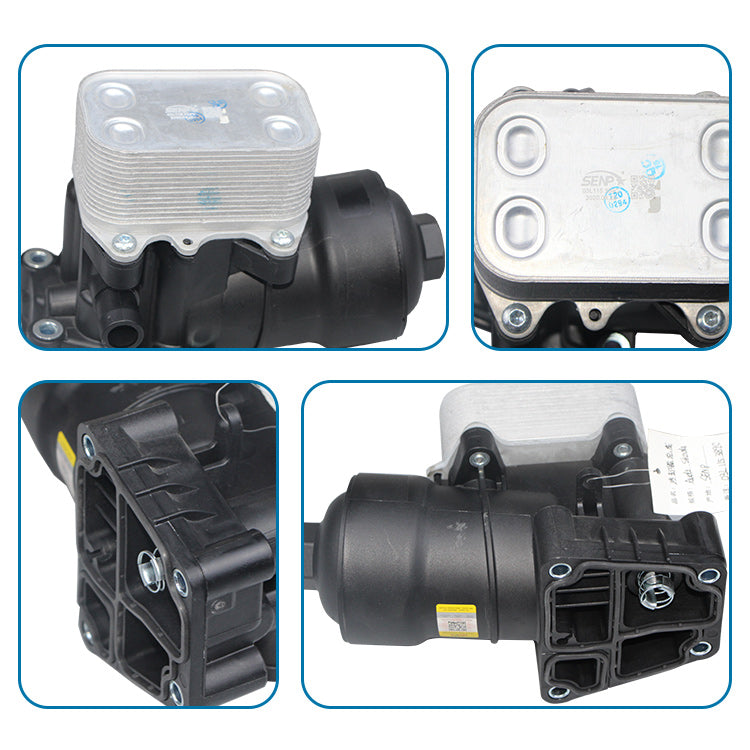 Load image into Gallery viewer, SENP Oil filter housing and cooler for VW Passat 03L 115 389 C
