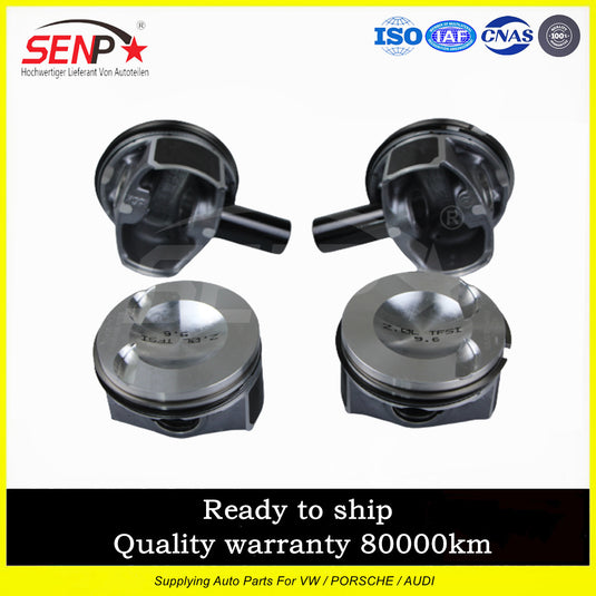 SENP Parts Upgraded Engine Assembly Forged Aluminum Piston Parts For EA888 EA837 EA111 EA211