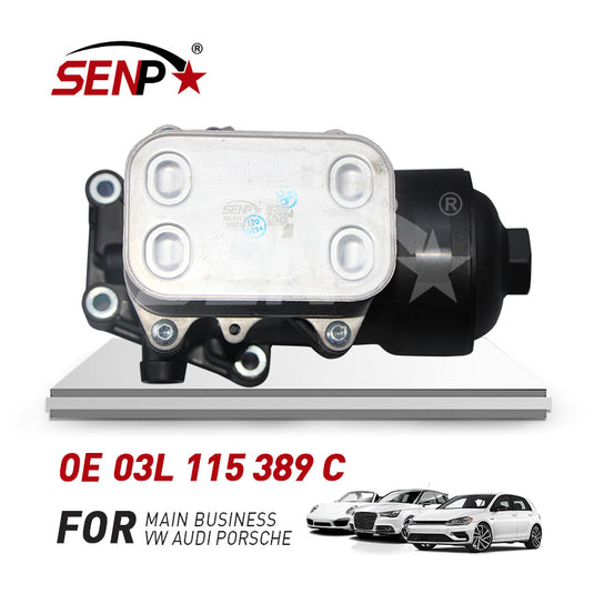 SENP Oil filter housing and cooler for VW Passat 03L 115 389 C