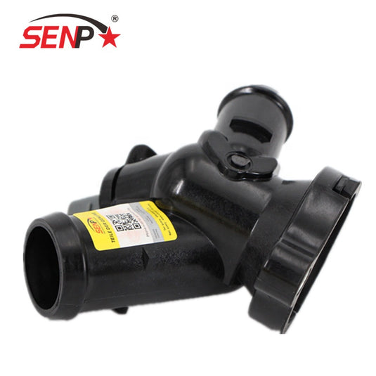 Coolant Flange Thermostat Housing Fit For VW Jetta Beetle Rabbit Golf Passat 07K 121 133 E