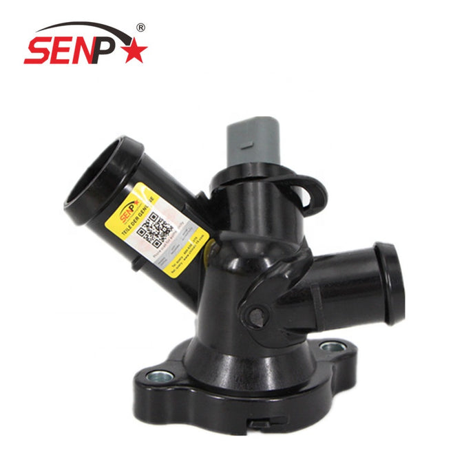 Coolant Flange Thermostat Housing Fit For VW Jetta Beetle Rabbit Golf Passat 07K 121 133 E