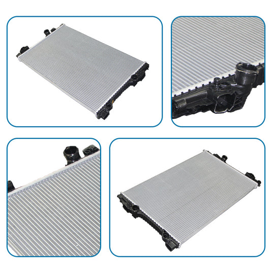 SENP Car radiator parts matching for Porsche Panamera radiator assembly heat exchange syst97010613102