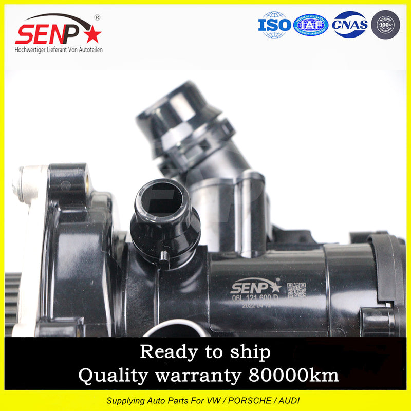 Load image into Gallery viewer, Auto Coolant engine cooler thermostat water pump 06L 121 600D Fit for Vw Audi
