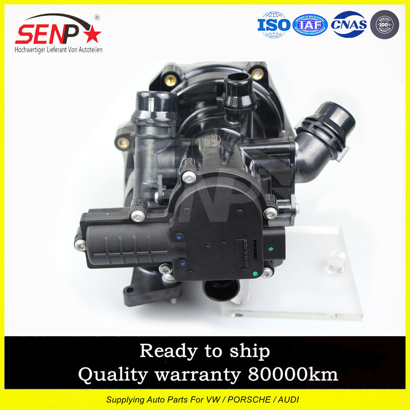 Load image into Gallery viewer, Auto Coolant engine cooler thermostat water pump 06L 121 600D Fit for Vw Audi
