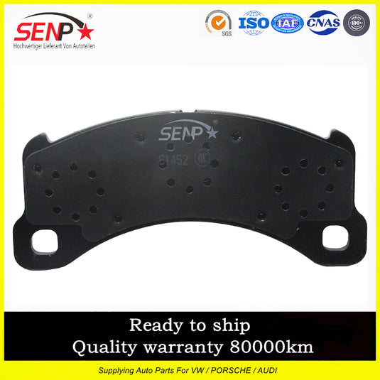 SENP Genuine Quality Semi Metallic Ceramic Auto Brake Pads For AUDI VW PORSCHE