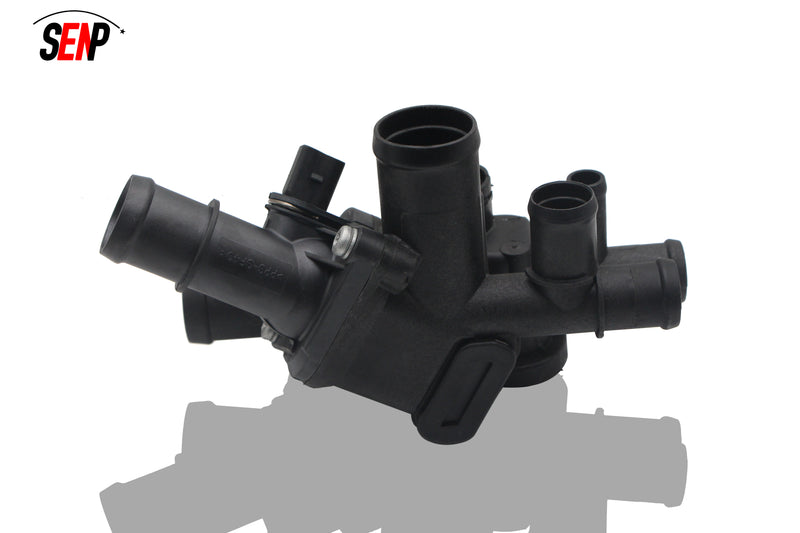 Load image into Gallery viewer, Thermostat Housing For skoda Octavia Seat Leon Toledo Golf Bora OEM 06A 121 111 Water Connector
